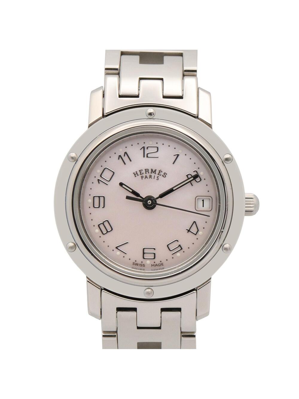 Hermes Clipper Nacre Wrist Watch Quartz #360140H86B